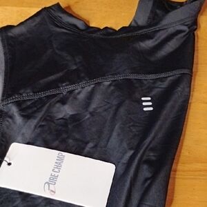 Black Muscle Tee for Women